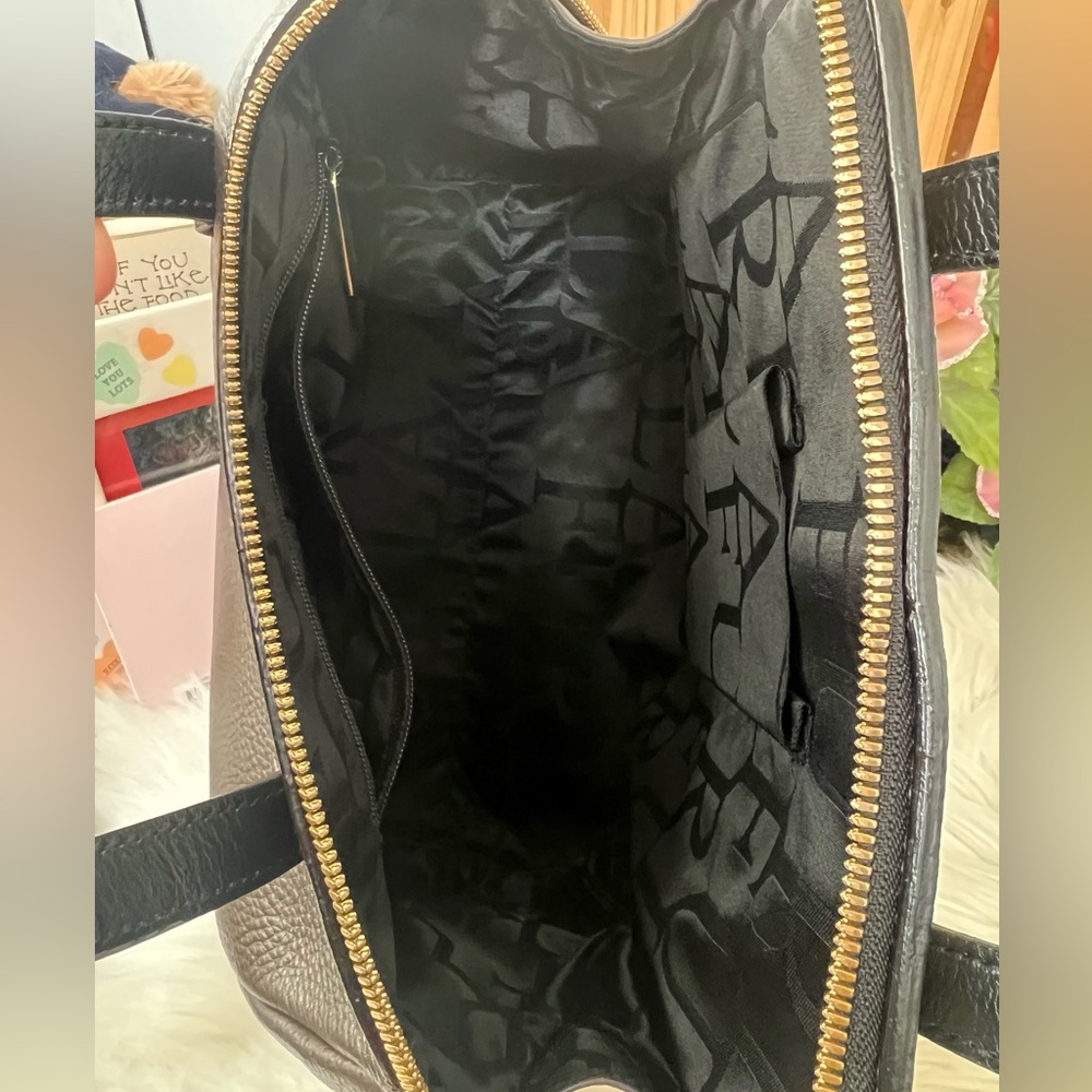 FURLA Zebra Pattern Leather Handbag - Picture 10 of 12